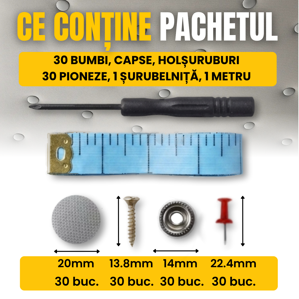Kit reparație plafon auto rapid si simplu 
